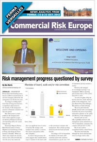 Commercial Risk Europe- News Analysis from FERMA - 22-23 Oct 2012
